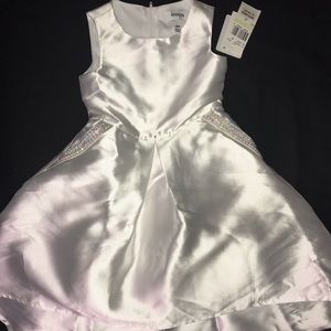 Wedding Flower Girl Dress 4T White NWT